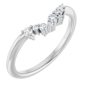Accented Engagement Ring or Band