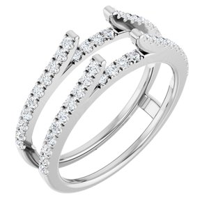 French-Set Cathedral-Style Ring Guard