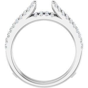 French-Set Cathedral-Style Ring Guard - Image 2