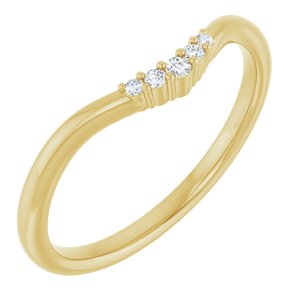 Accented Engagement Ring or Band