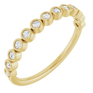 Bezel-Set Anniversary Band