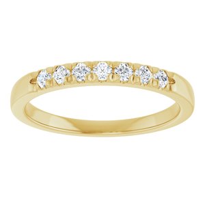 French-Set Seven-Stone Anniversary Band - Image 3