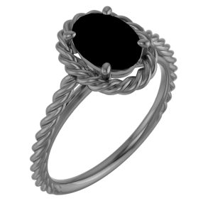 Rope Solitaire Ring