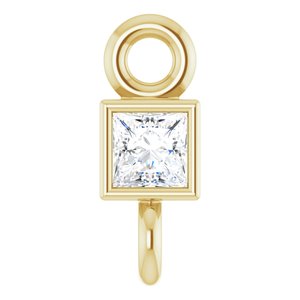 Square Bezel-Set Link